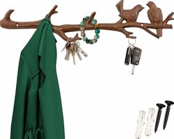 2product small birds on branch hanger rack