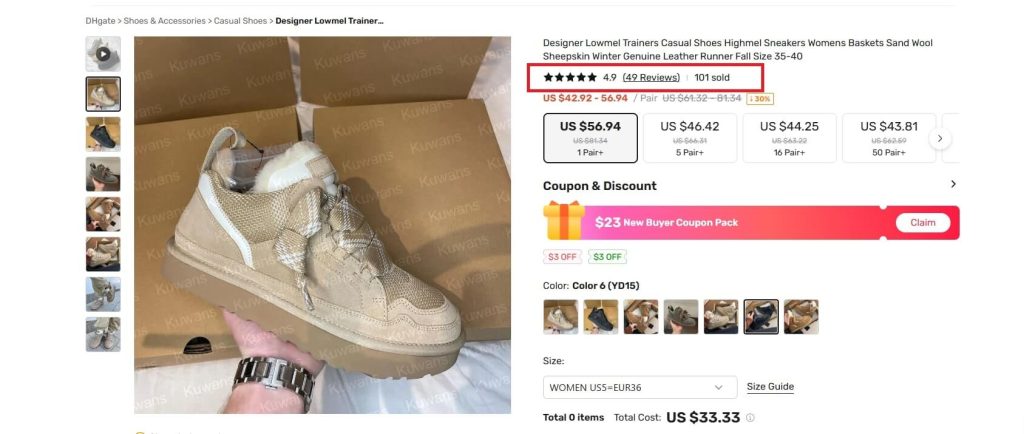 Figure 9 Read Product Reviews